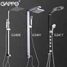 Настенный смеситель для душа GAPPO, кран Водопад для ванной комнаты