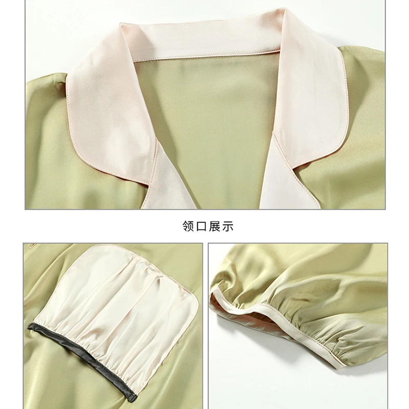 

Summer Casual Nights Women's Ice Silk Short Sleeve Nightgown Oversize Sleep Shirt Cute Print Sleepwear for Women Pj Nightdress