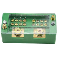 660v 30a single phase 2 inlet 8 outlet meter box junction power distribution terminal block2 inlet 8 outlet