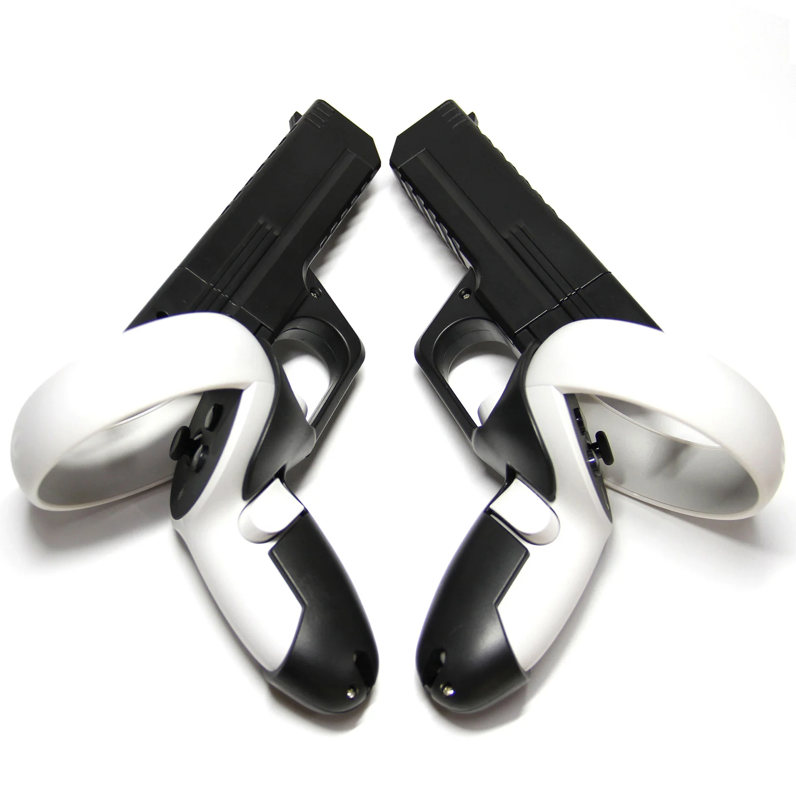 

VR-чехол с ручкой в форме пистолета для стрельбы, для контроллера Oculus Quest 2, аксессуары виртуальной реальности