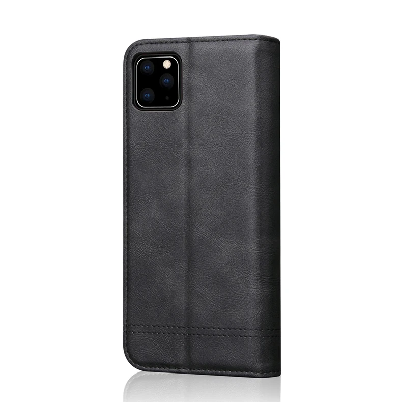 Роскошный Ретро Тонкий кожаный флип-чехол для iPhone 11 Pro, чехол-подставка с магнитной книгой для iPhone 11 Pro Max, чехлы