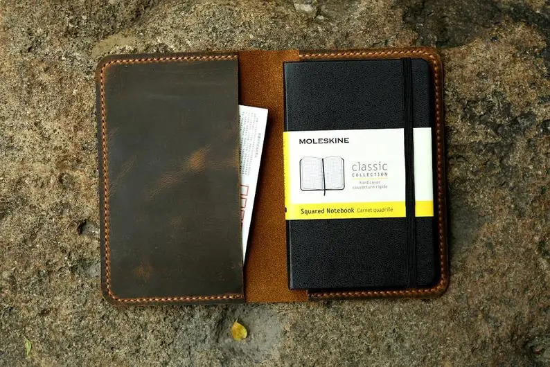 Кожаный чехол для ноутбука Moleskine Классическая записная книжка карманного