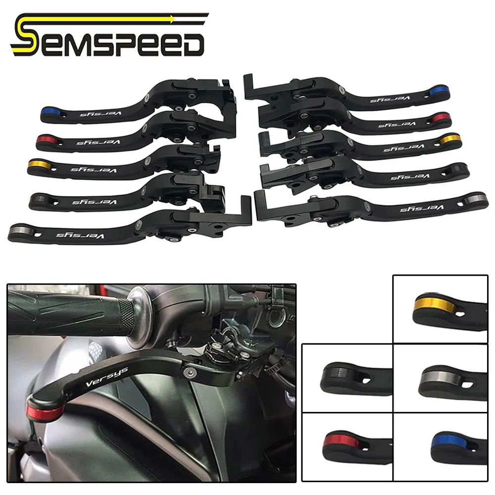 SEMSPEED для Kawasaki VERSYS 1000 2012 2013 2014 Мотоцикл CNC складные сцепные рычаги ручки бар концы