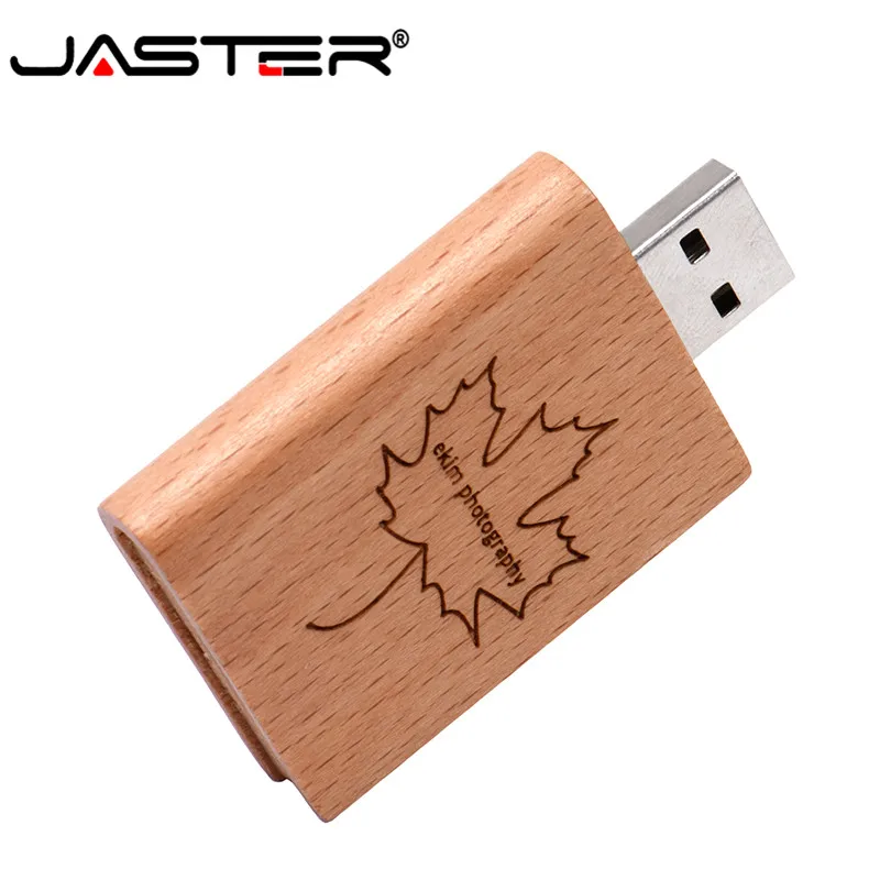 USB флеш накопитель JASTER деревянный 4/8/16/32/64 ГБ|USB флэш-накопители| |