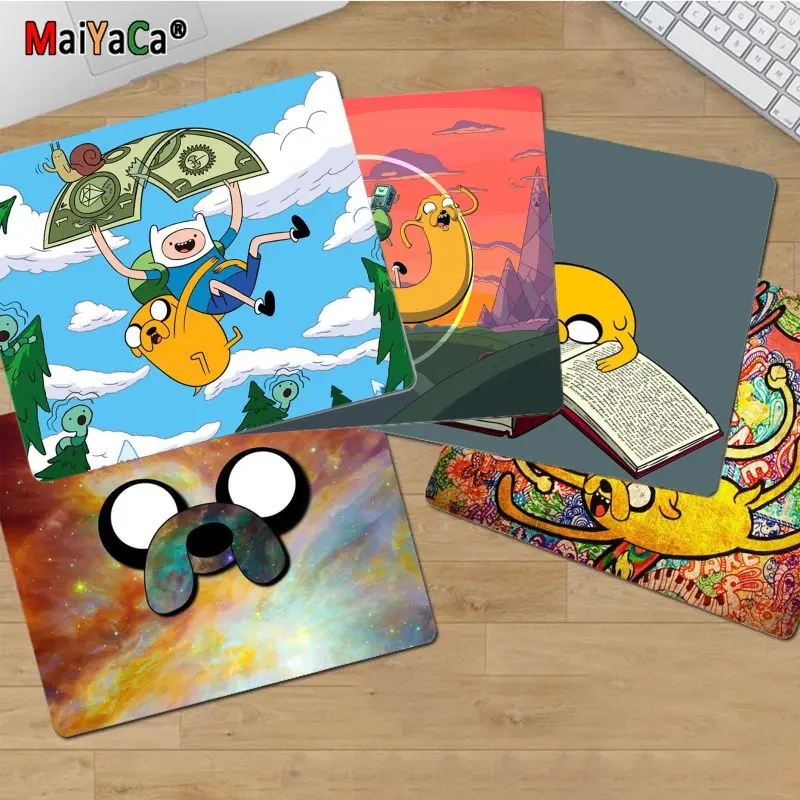 

MaiYaCa Hot Sales Adventure Time Gamer Speed Mice Retail Small Rubber Mousepad Top Selling Wholesale Gaming Pad mouse