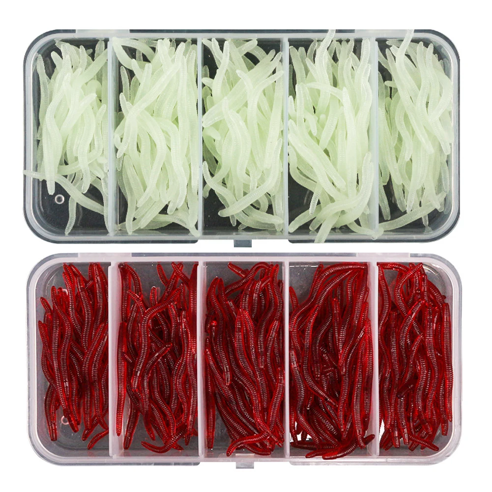 Реалистичная рыболовная силиконовая искусственная приманка в виде дождевого