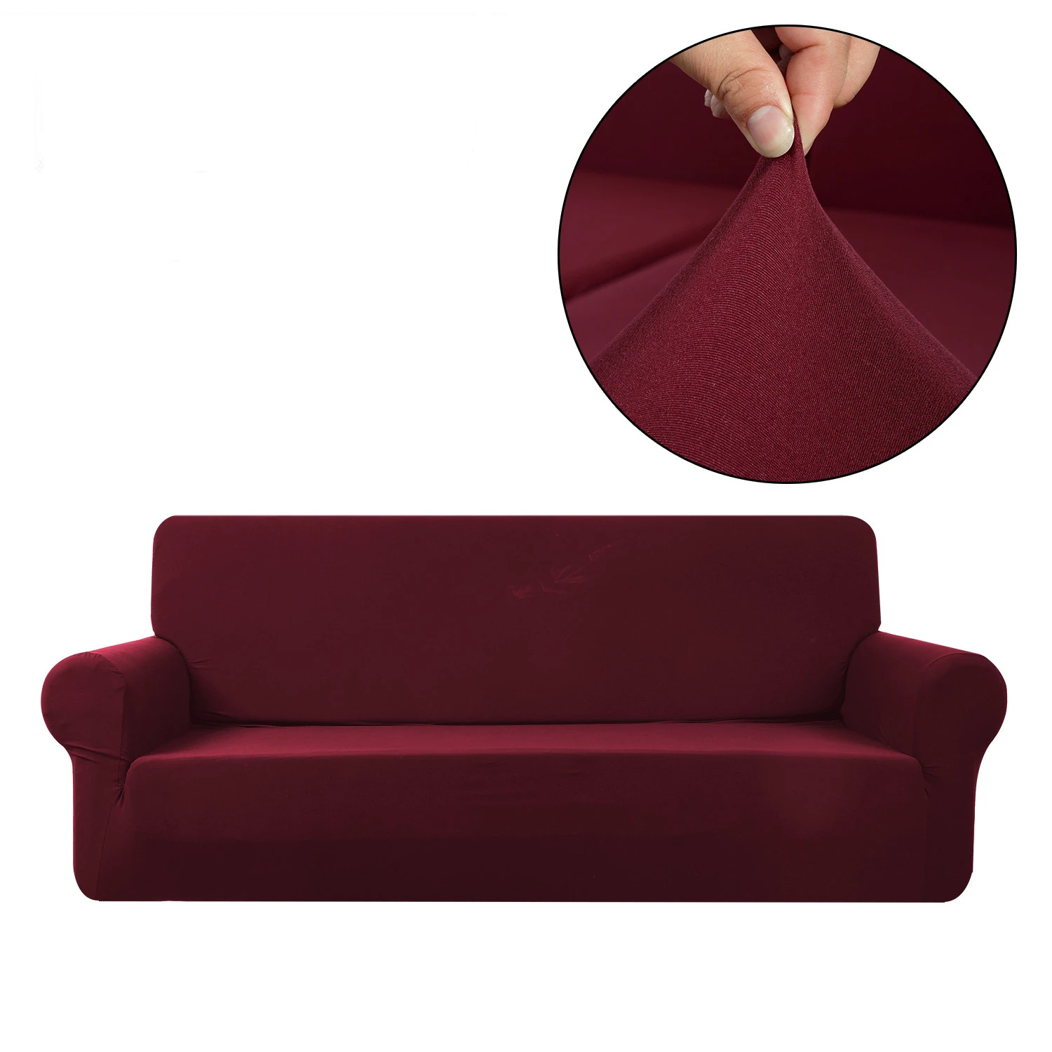 

Чехол для дивана из спандекса, однотонный эластичный всесезонный Универсальный L-образный чехол для дивана для 1/2/3/4 сидений в современной г...