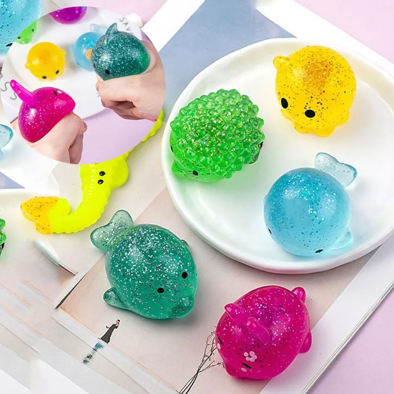 Детская игрушка-осьминог Кит дельфин антистресс | Игрушки и хобби