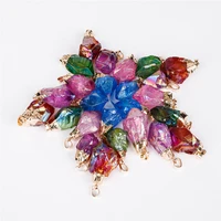 1pcs crystals natural quartz plating colors pendants stones necklace pendant women jewelry
