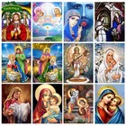 Алмазная живопись YUMEART 5D, Женская Мадонна и малыш, вышивка, картина для Стразы Декор Из алмазной мозаики для дома