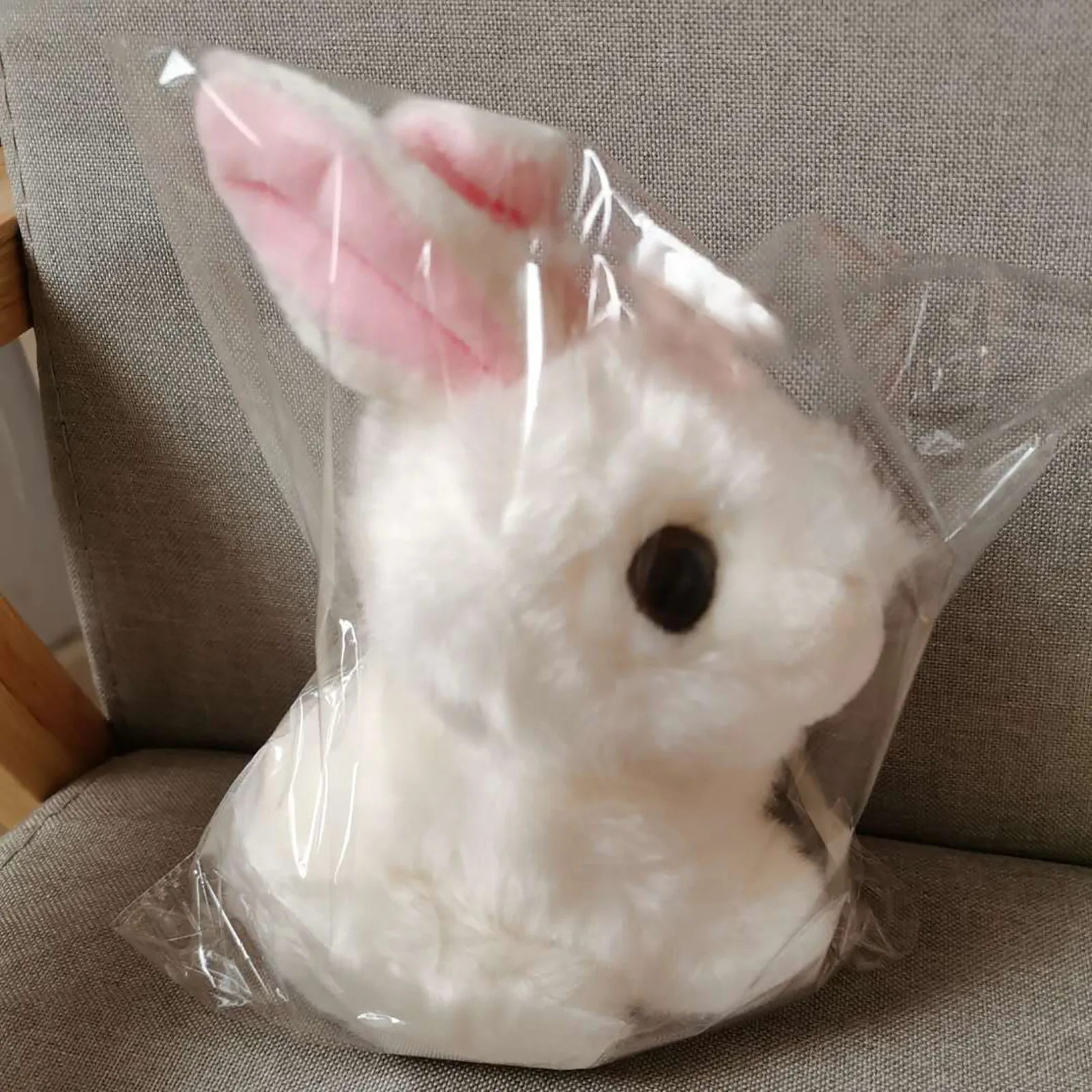 

Plush Animal Doll Imitation Rabbit Cute Plush Toys Three Colors Are Available Expressions Children Companion