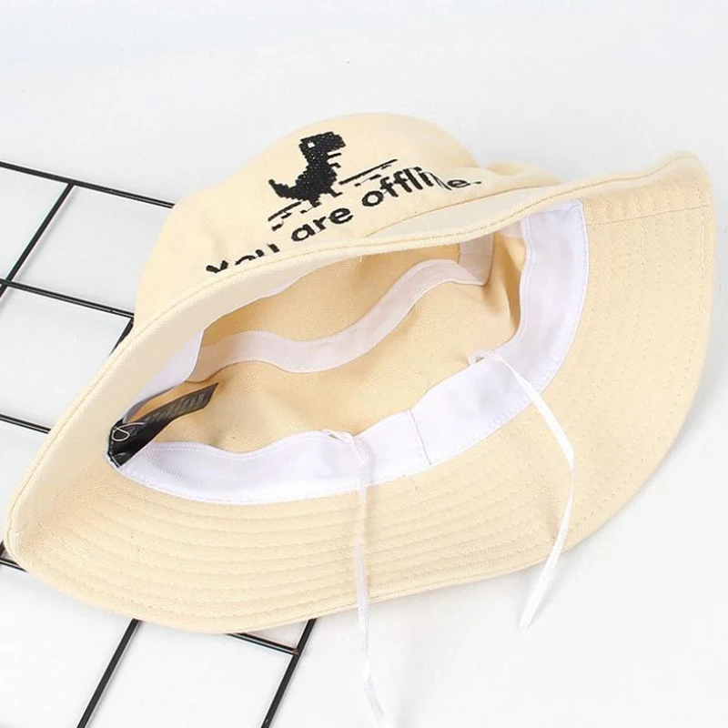 

1PC Creative Hip Hop Bucket Hat Unisex Foldable Dinosaur Panama Fishing HAT