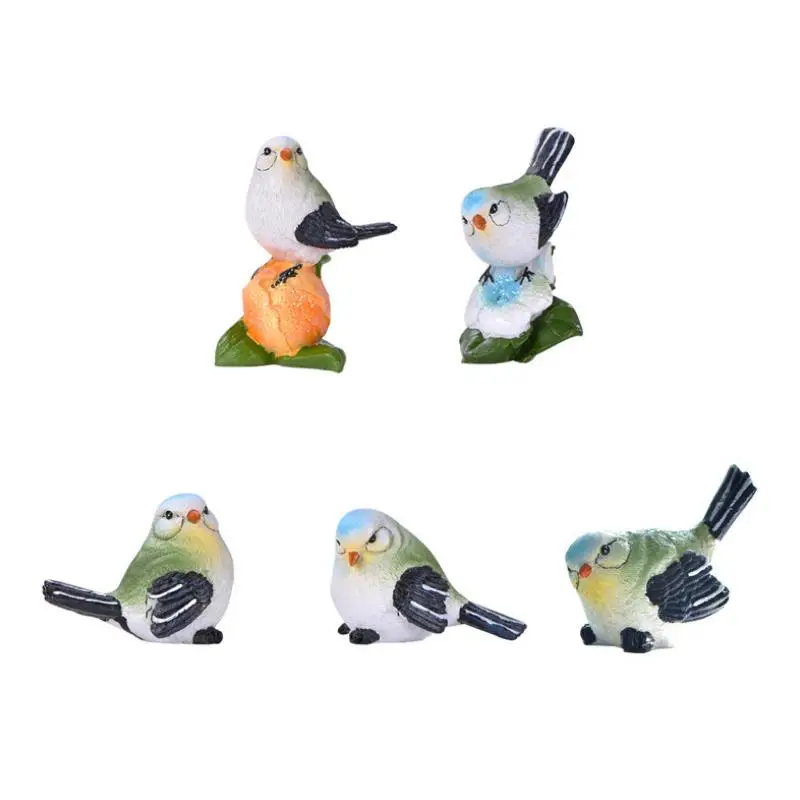 1 шт. прекрасный мультфильм благоприятная птица микро пейзаж Декор милый ретро