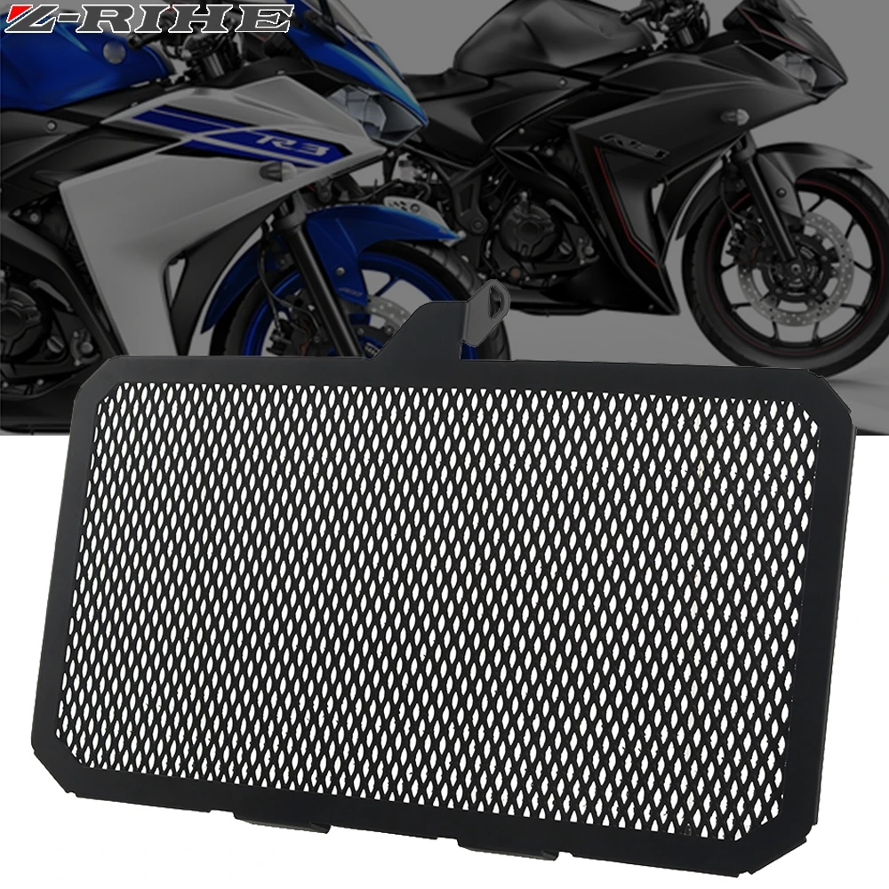 

Для Yamaha R3 YZF-R3 R25 2014 2015 2016 2017 2018-2020 Защита радиатора Мотоцикла защитная крышка для гриля охлаждаемая Защитная крышка