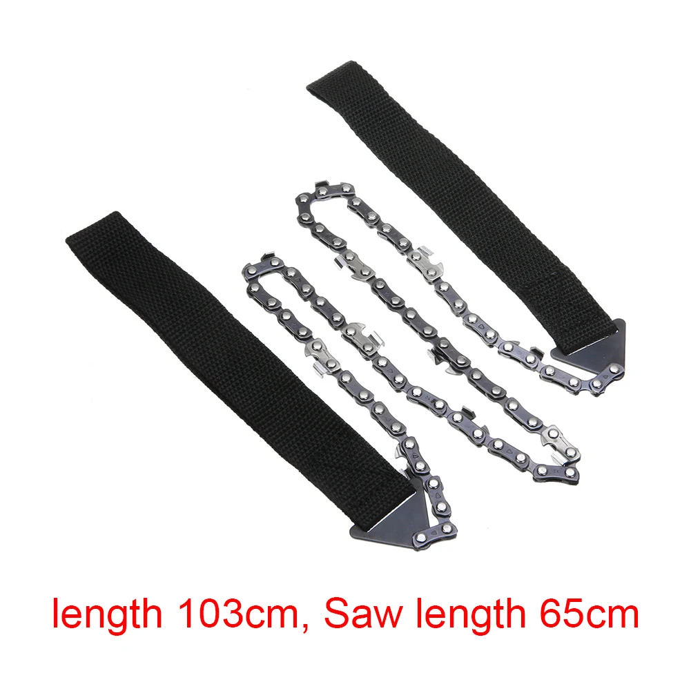Chain Saw Pocket Tool String Hand Gear Emergency 24 Inch Portable Hacksaw Mountaineering Outdoor Survival Handle Camping