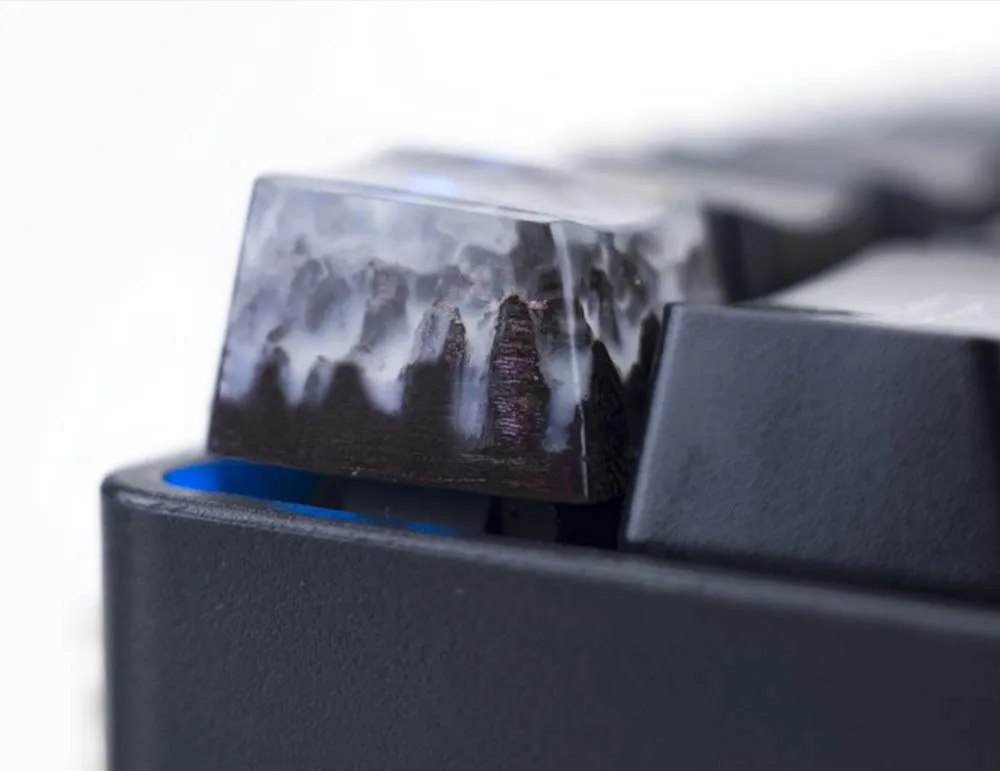 Персонализированная 3D Ручная подсветка из древесной смолы колпачок для