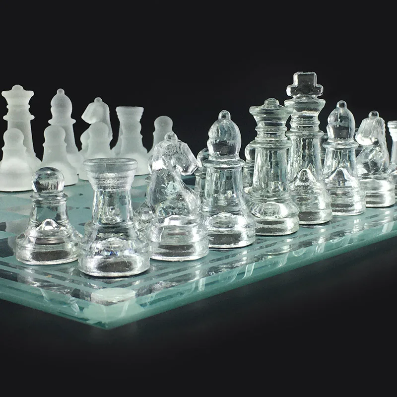 BSTFAMLY Chessman шахматная игра Международная Шахматная стеклянная штука не