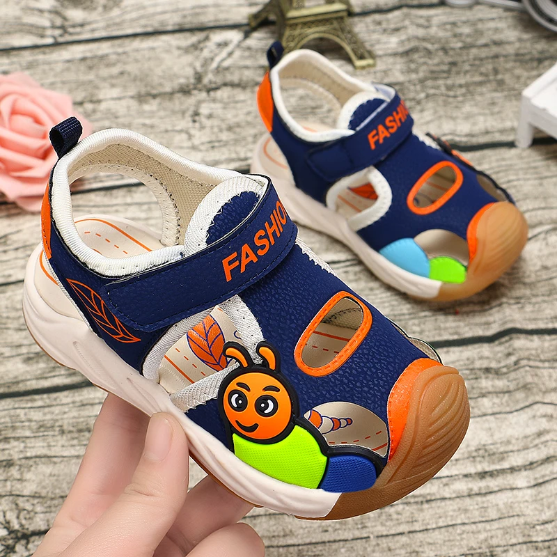 Детская обувь с закрытым носком брендовые ортопедические сандалии из