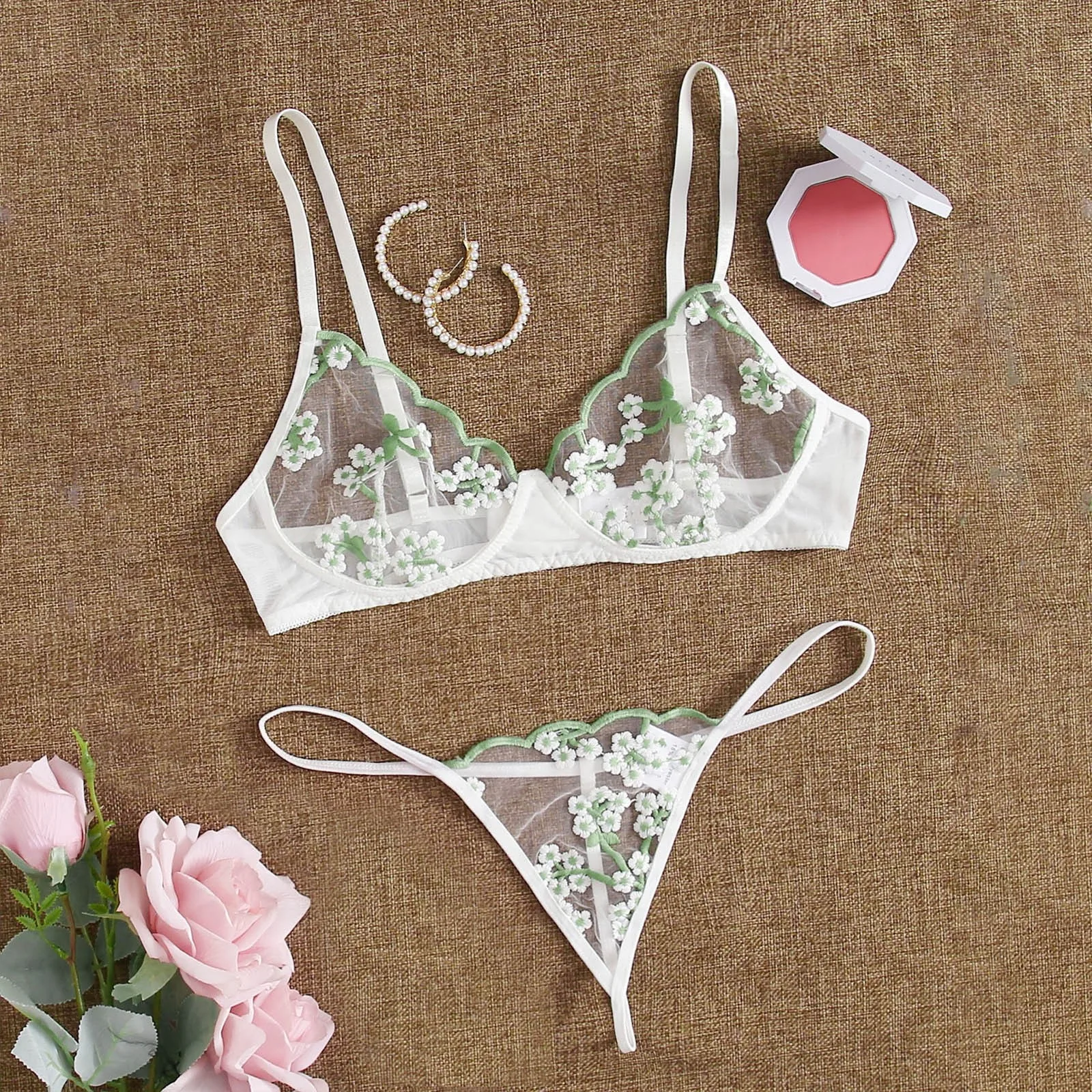 

Сексуальный комплект нижнего белья, прозрачное кружевное чувственное нижнее белье, женское нижнее белье, порно, бюстгальтер, стринги, экзот...