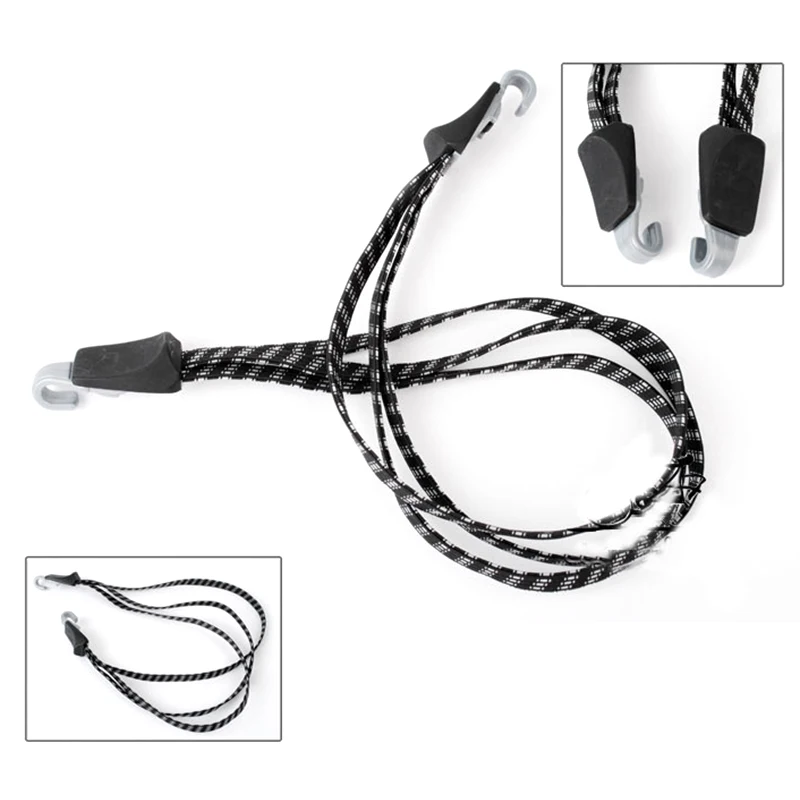 

70cm Bicycle Luggage Rope Mountain Bike Elastic Straps Cord Hooks Strong Elasticity Convenient To Carry Outdoor Tensioning Belts