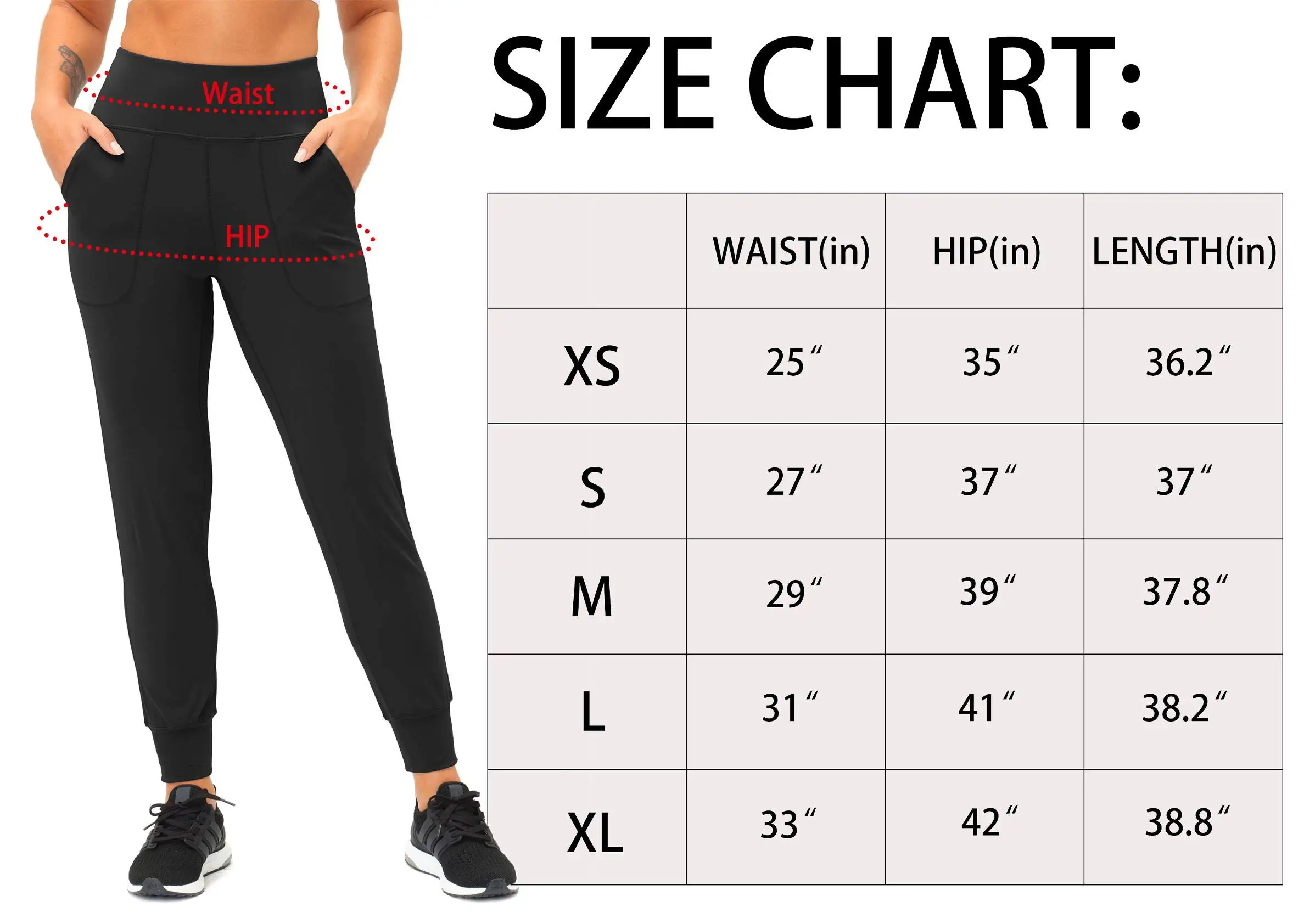 Lulubanana Women’s Joggers with Phone Pockets High Waist Athletic Workout Yoga Tapered Lounge Pants Joggers for Women