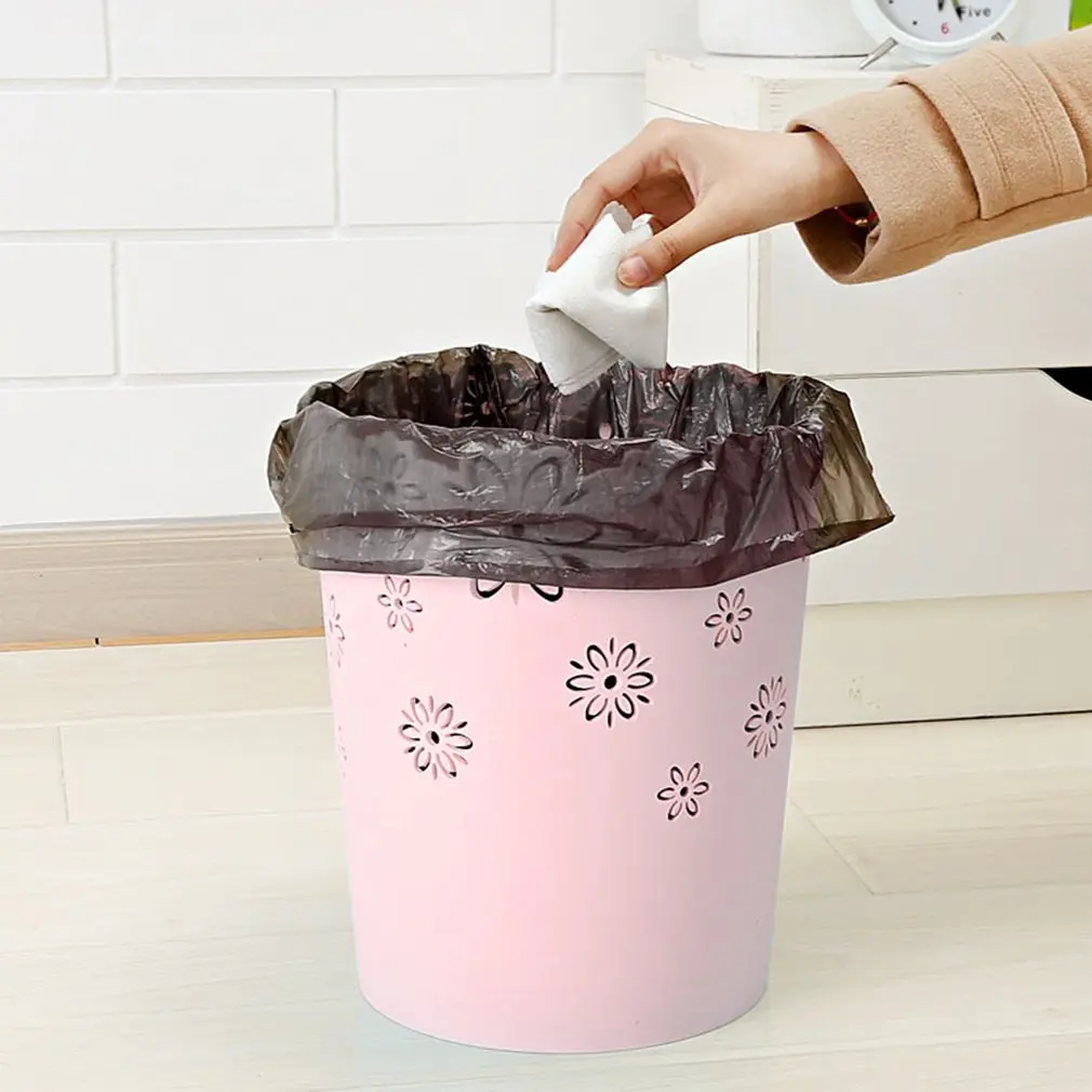 

Creative Small Trash Can Household For Kitchen Living Room Bedroom Mini Desktop Storage Bin Without Lid