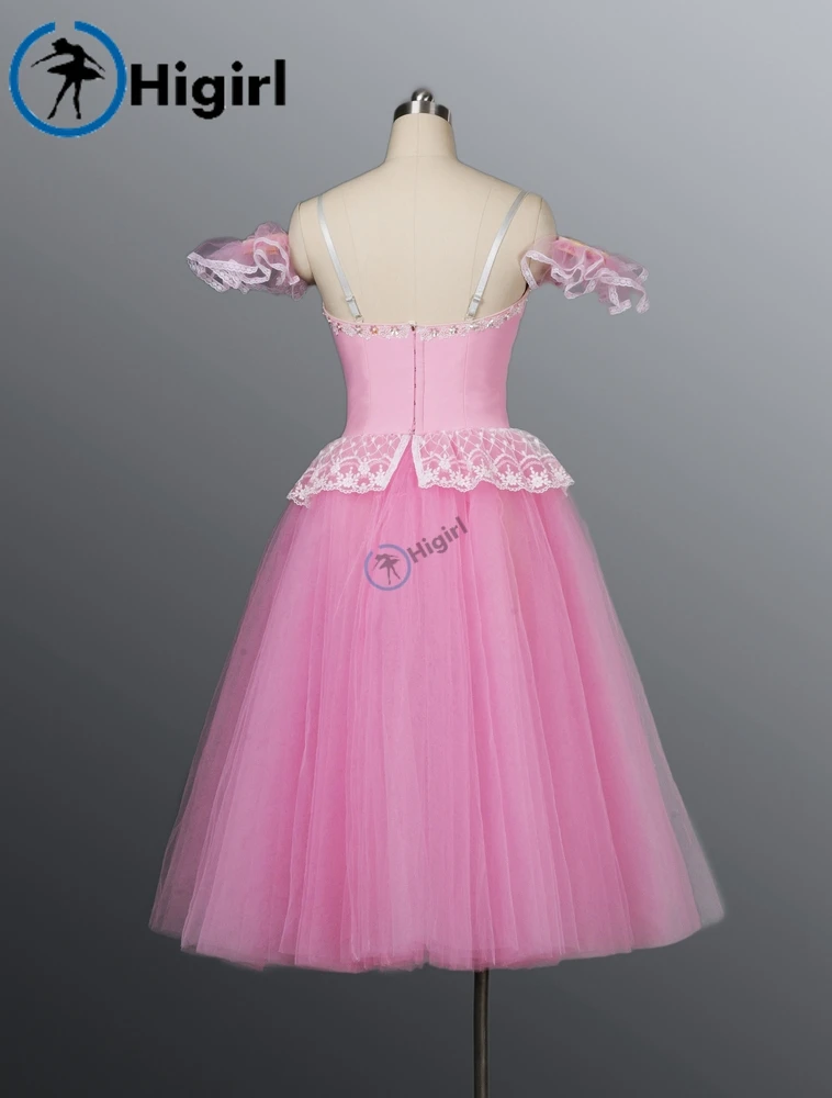 pink giselle ballet tutu dress professional tutus ballerina kids costumes for girls BT8903A | Тематическая одежда и