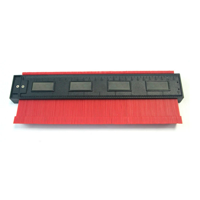 250mm Template Curvature Scale Ruler Contour-gauge Laminate Carpet Wood Tile Profile Measure Ruler With Magnet Brand New