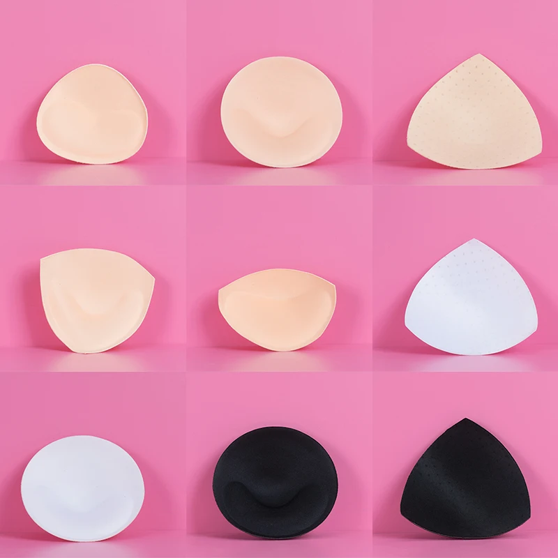 2 шт. 1 пара Женские аксессуары губка купальник грудь пуш ап бюстгальтер подкладка