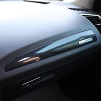 carbon fiber color styling copilot dashboard panel decoration cover trim for audi q5 2010 2017 interior automotive accessories
