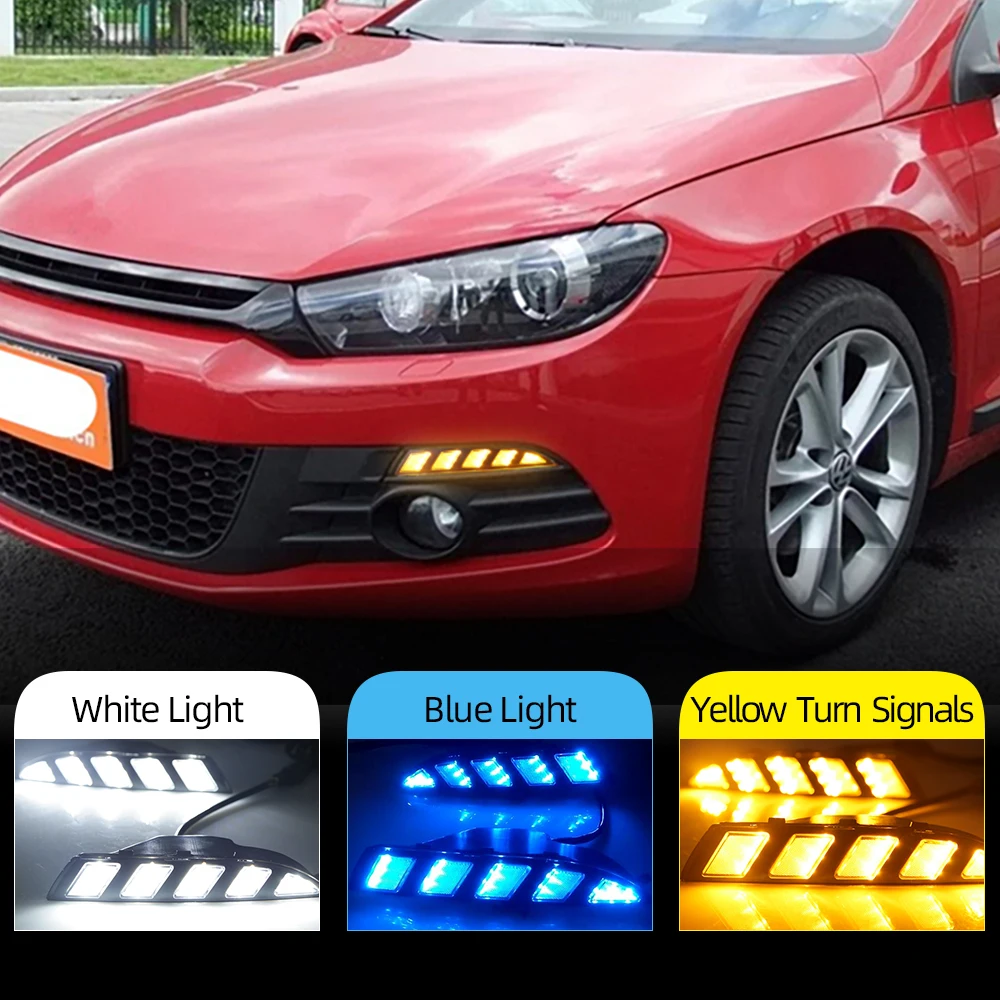Автомобильная проблесковая 2 шт. для Volkswagen Scirocco 2011 2012 2013 2014 2015 дальнего света