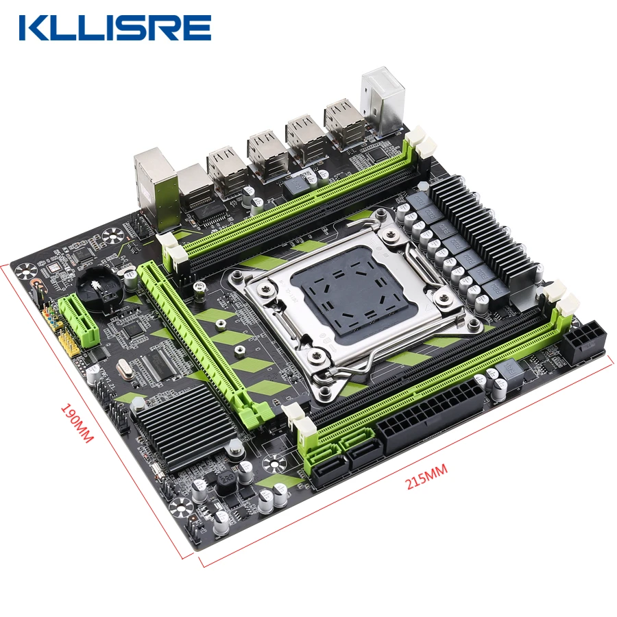 Материнская плата Kllisre X79 LGA2011combos E5 2620 V2 CPU 4 шт. x ГБ = 16 DDR3 ОЗУ 1333 МГц PC3 10600R REG ECC |