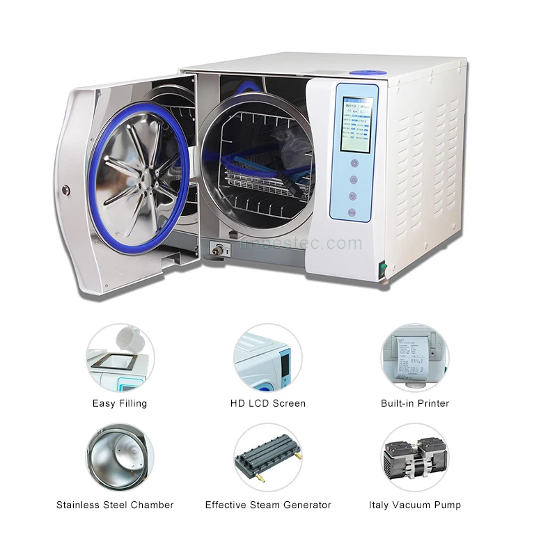 23L с принтером класса B медицинский стоматологический паровой автоклав CE и ISO 13485