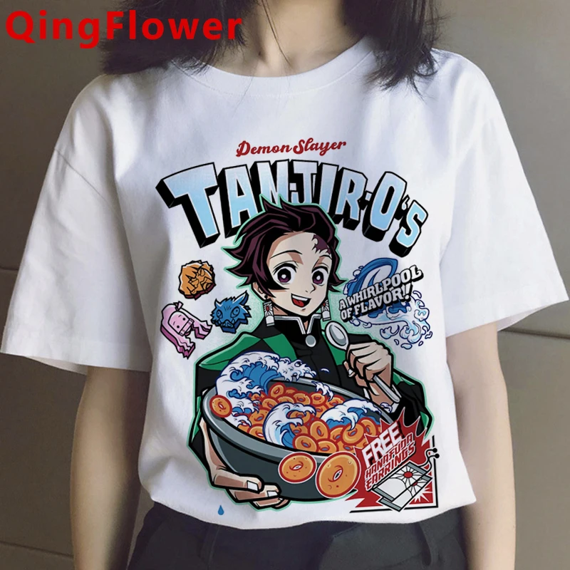 

Japanese Anime Demon Slayer T Shirt Men Hip Hop Kimetsu No Yaiba T-shirt Kawaii Cartoon Tanjiro Kamado Tshirt Graphic Tees Male