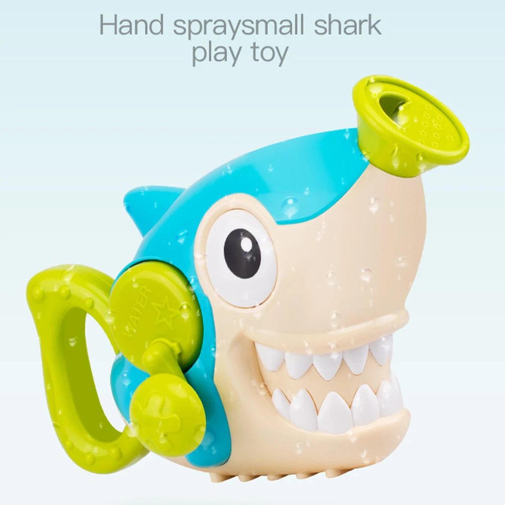 

Cute Funny Hand Cranking Early Educational Children Bath Bathtub Water Spray Toy Shooting Animal Shape Kids Gift Crocodile Shark