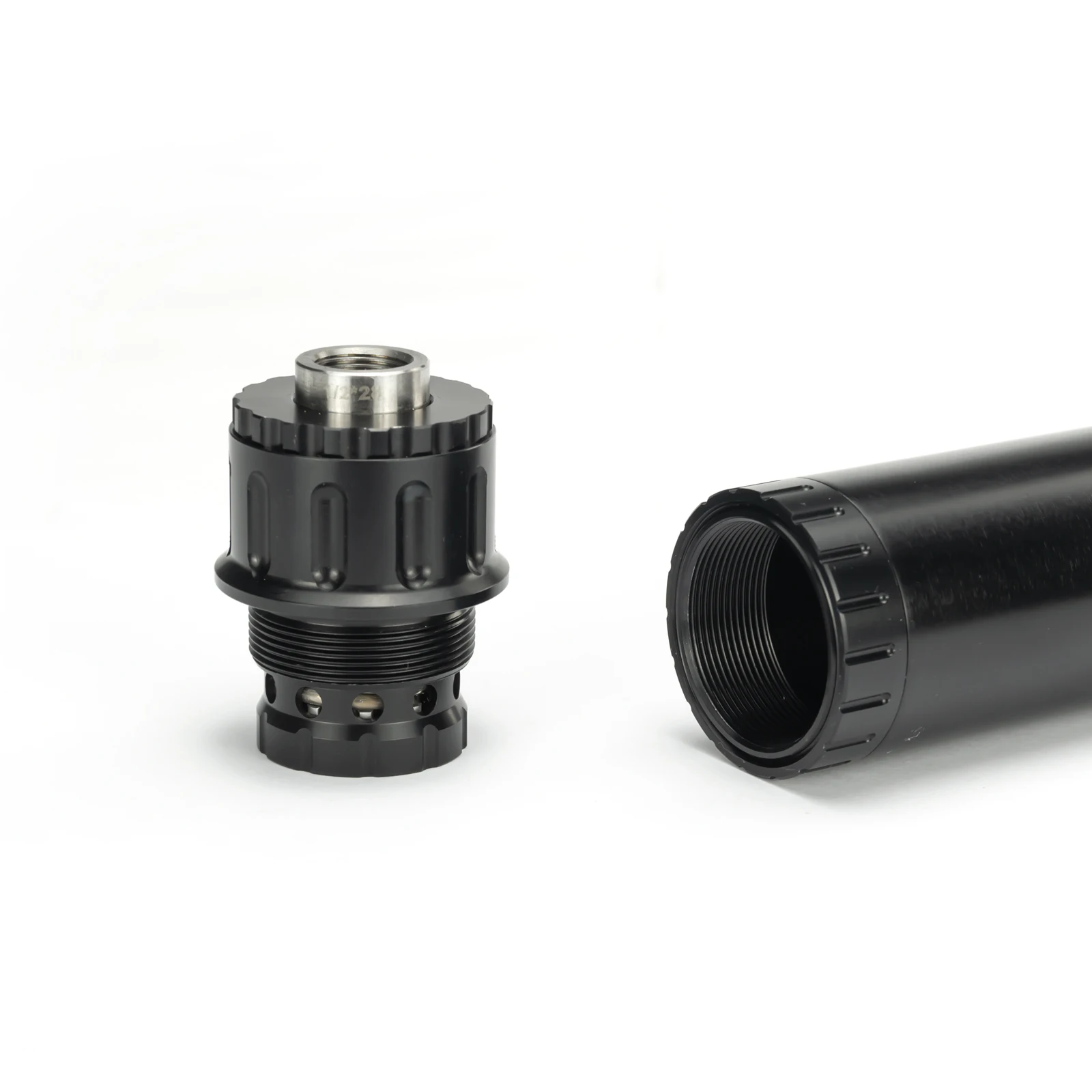 

6.5''L Metal Single Core Cleaning Tube 1-3/16x24 + 1/2-28 Stainless Steel Booster Liberty Centurion Assembly