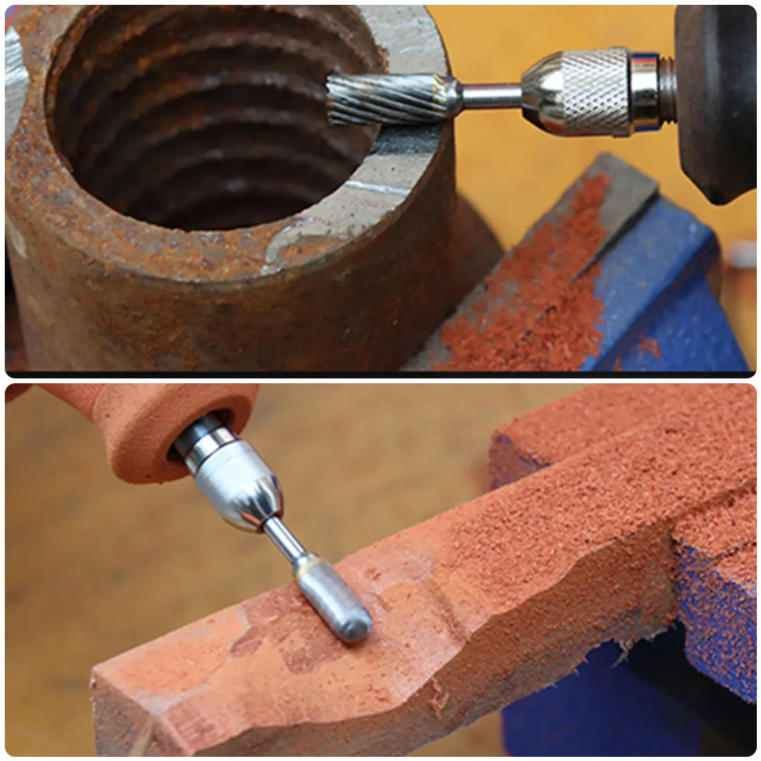 

Rotary Burrs Drill Bits Metal Diamond Grinding Woodworking Milling Cutters For Drill Bits 1/8 Tungsten Carbide 3x6mm