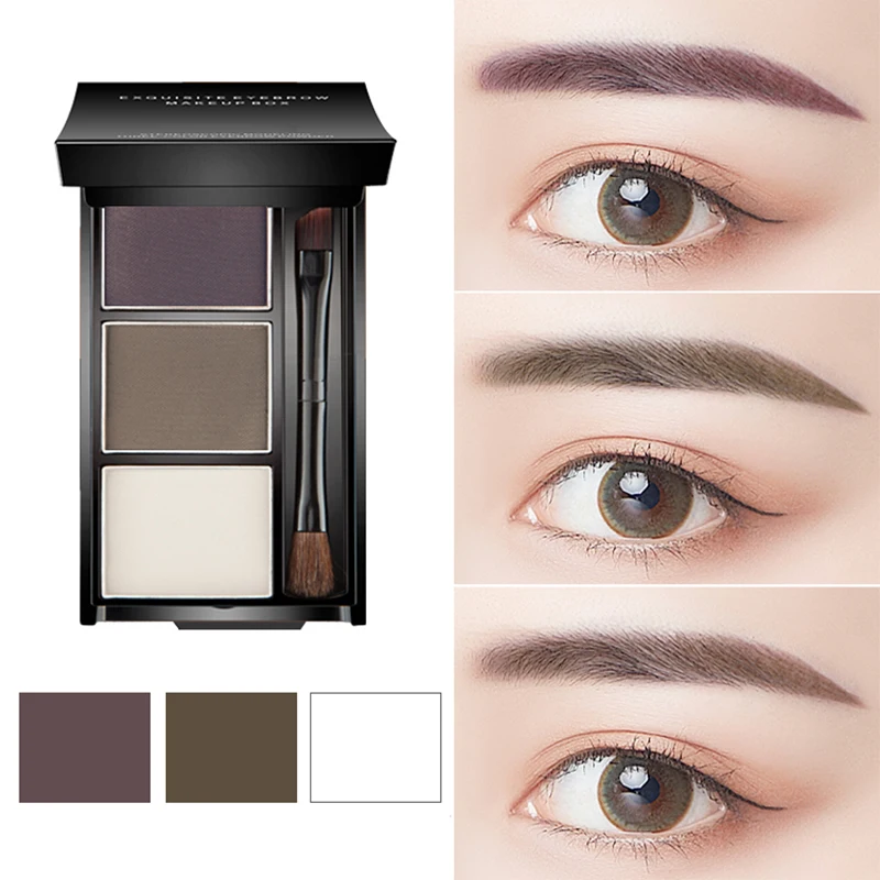 Пудра для бровей водостойкая 3 цвета | Красота и здоровье