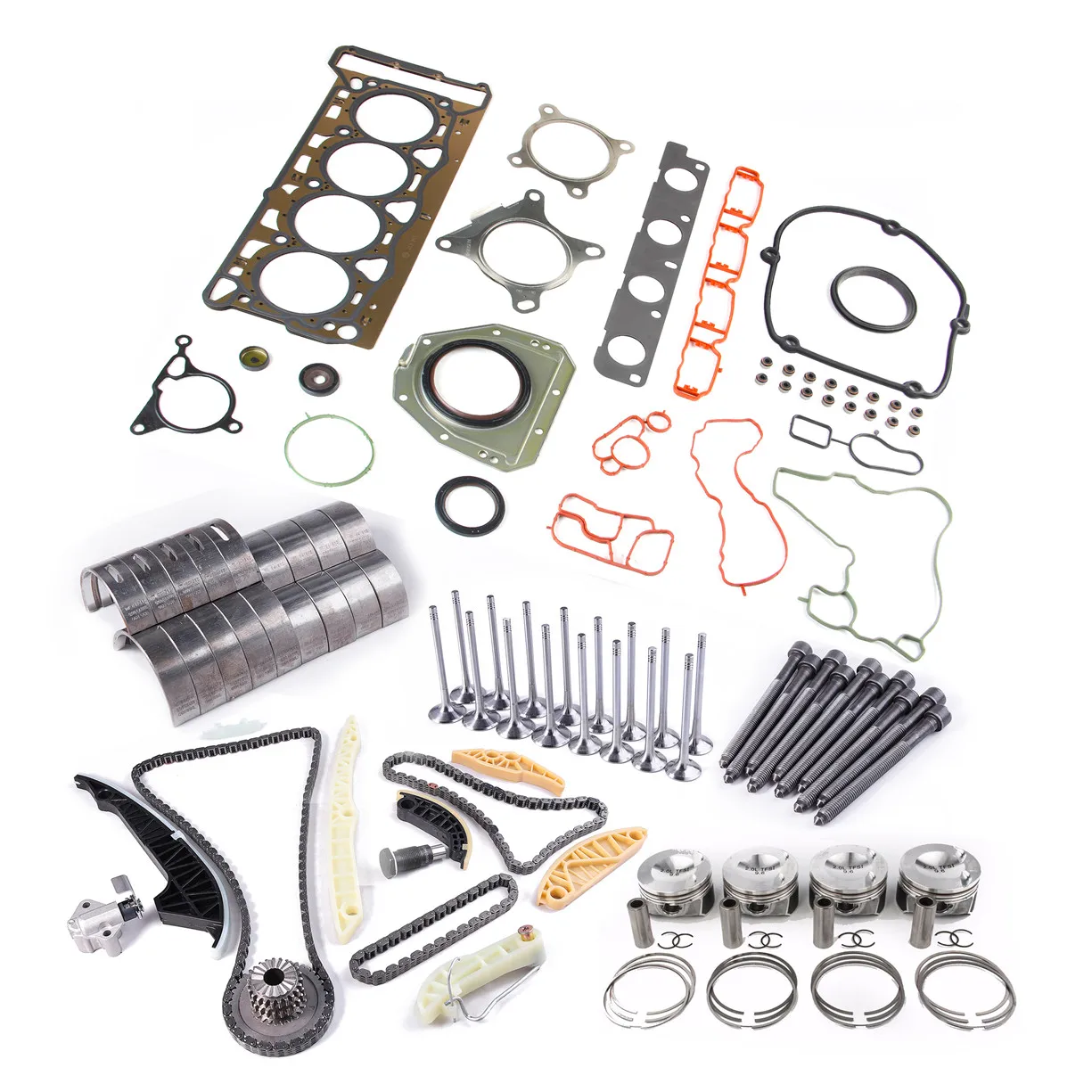 EA888 Набор для восстановления двигателя клапаны поршневые кольца комплект