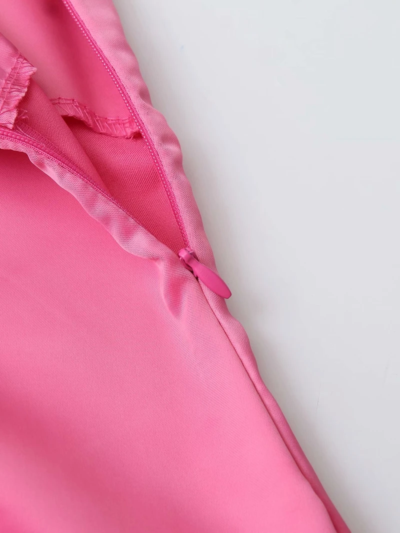 

Women's Sexy Style Dress Solid Color Beautiful Back Backless Halter Spaghetti Strap Summer