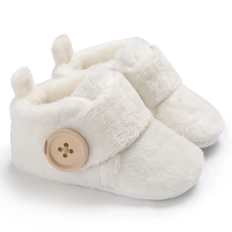 Zapatos antideslizantes con suelas suaves para beb&eacute;, botas informales, c&aacute;lidos, para Primavera e Invierno-0