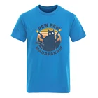 Футболка мужская в стиле оверсайз с принтом Pew Madafaka, хлопковая Повседневная брендовая одежда в стиле Харадзюку, хипстерская рубашка с черным графическим принтом, лето 2020