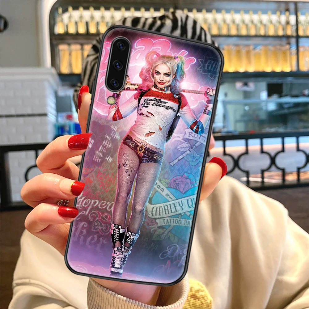 

Harleys Quinns Phone case For Samsung Galaxy A 3 5 7 8 10 20 21 30 40 50 51 70 71 E S 2016 2018 4G black pretty cover soft funda