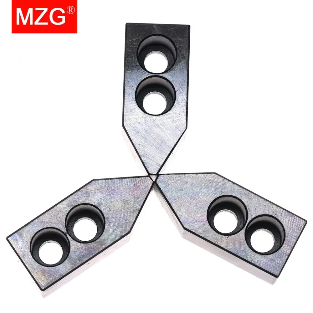 

MZG 5 8 10 12 inch 60 Degree Standard Hollow Soft Jaw for CNC Lathe Boring Cutting Tool Machining
