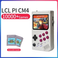 new portable handheld game console lcl pi boy 4 for pspn64md raspberry pi cm4 classic video game console hd output 3 5 inch