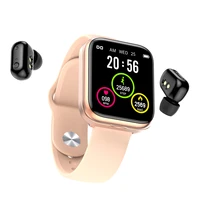 fitness sleep tracker headphones smart watch earbuds headset smartwatch
