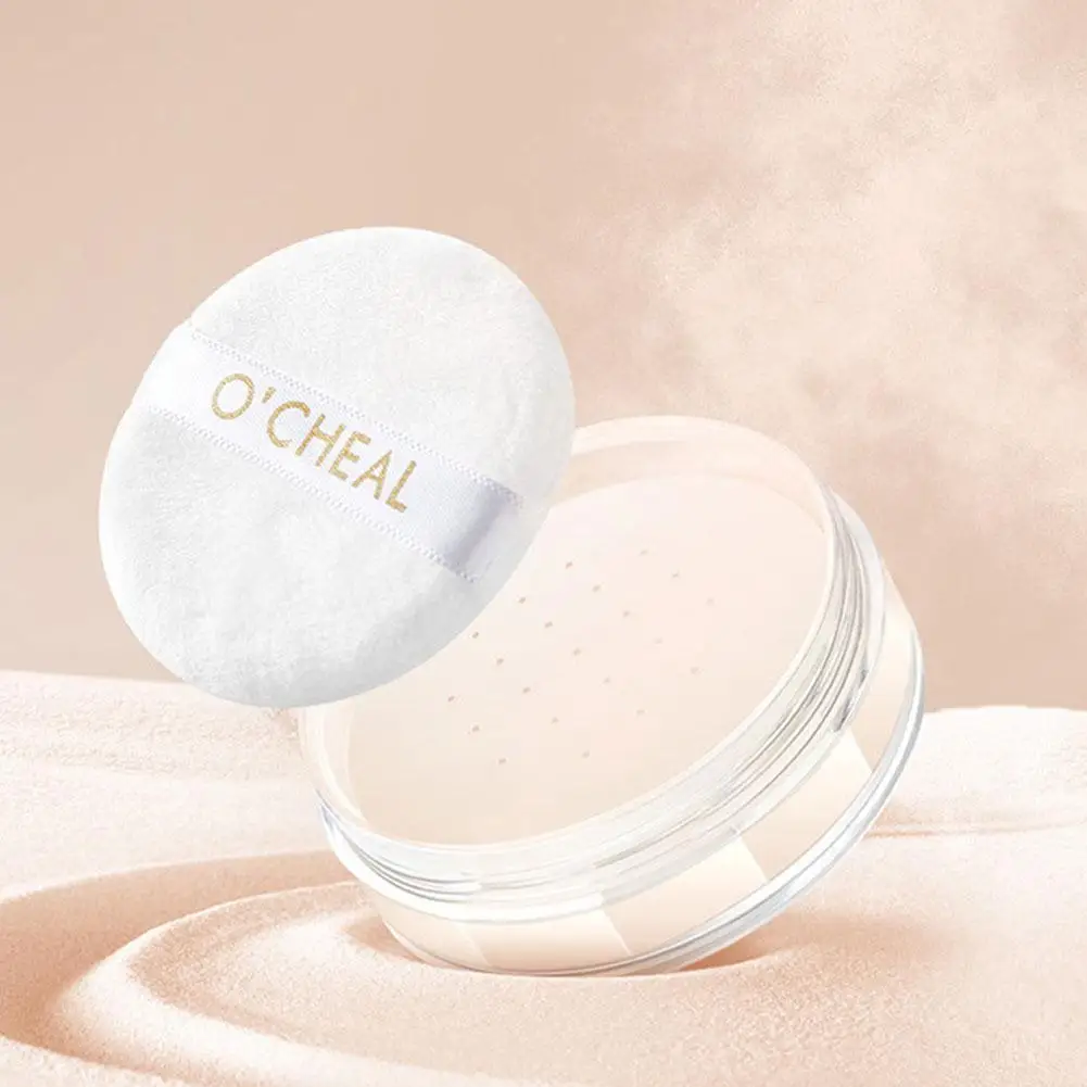 Отбеливающая рассыпчатая пудра для макияжа водостойкая лица контроль жирности