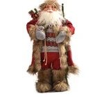 Рождественские украшения 2022, Высококачественная имитация, украшение на окно, необычное плюшевое игрушечное украшение Санта-Клауса