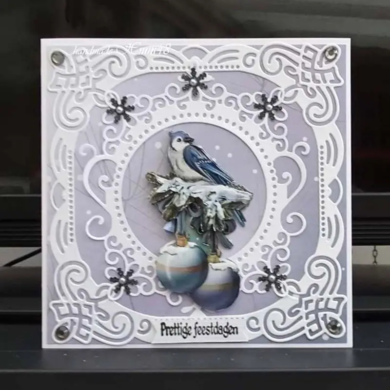 3 шт. Рождество Хэллоуин резки штампы Набор DIY металлической прорезной трафарет