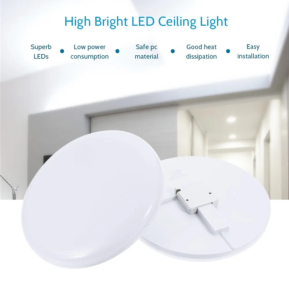 NEWKBO AC85-265V Круглый круглый НЛО потолочный светильник для Проходная лестница